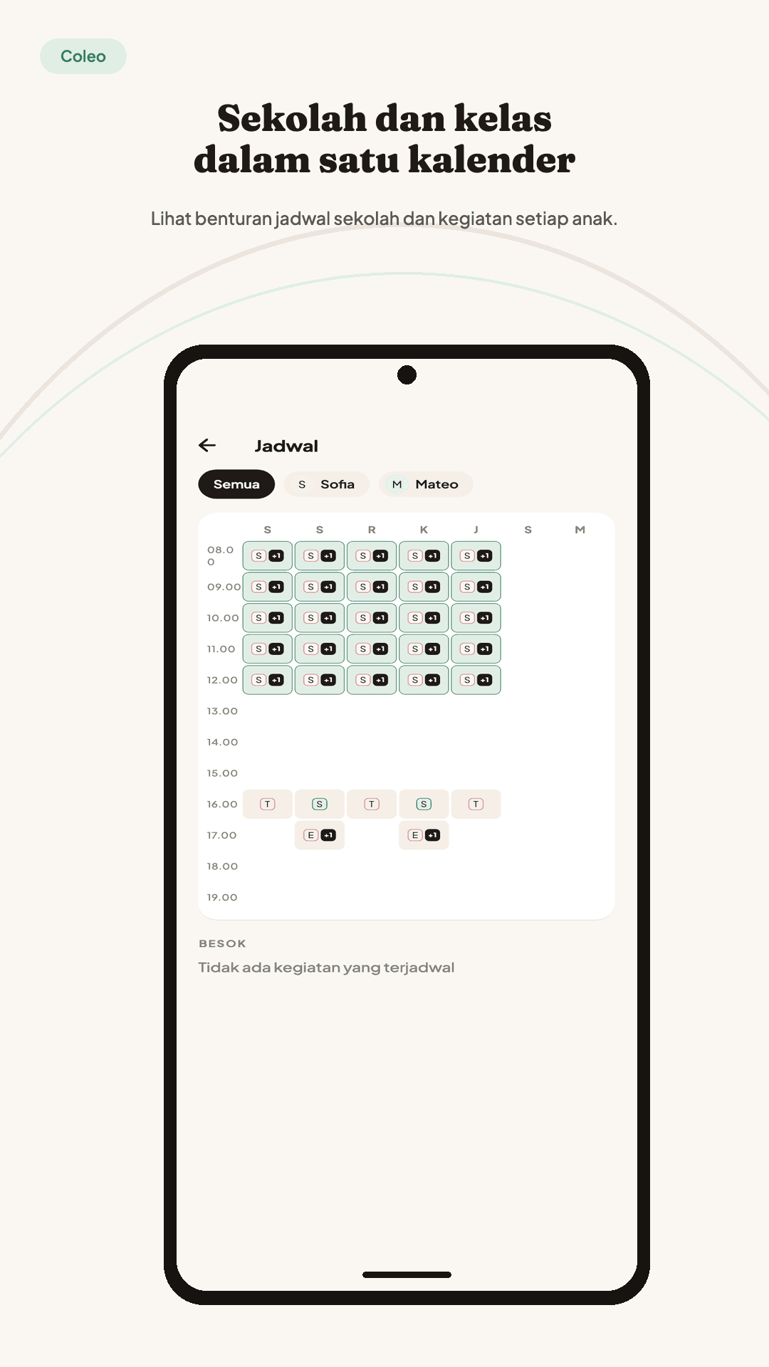 Materi pratinjau Google Play Coleo dengan catatan keluarga demonstrasi (2)