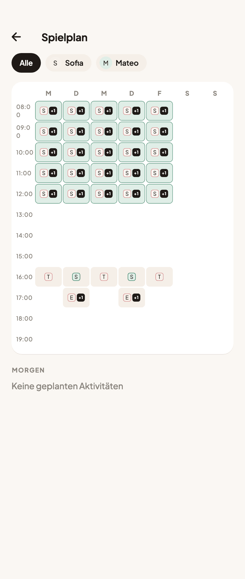 Coleo-App-Übersicht für Familienaktivitätsaufzeichnungen (2)