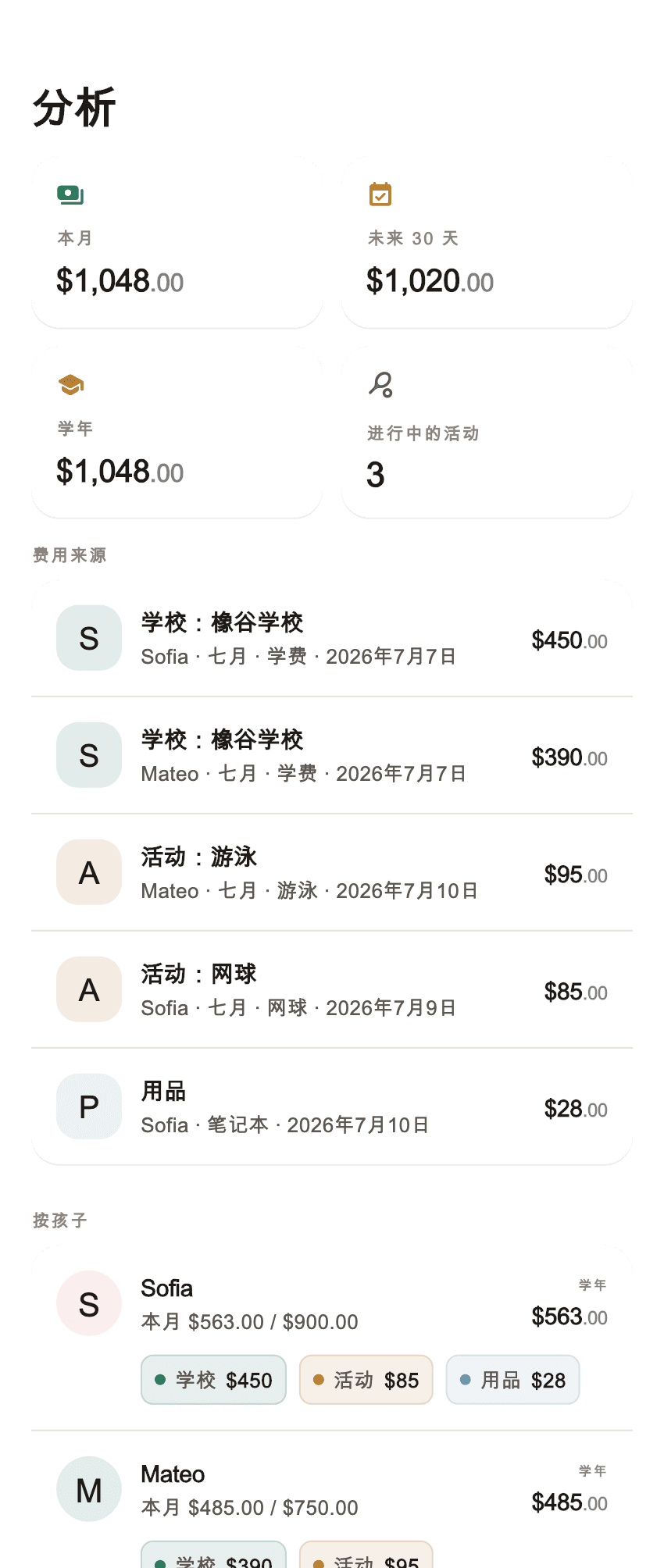 Coleo 家庭记录应用概览 (1)
