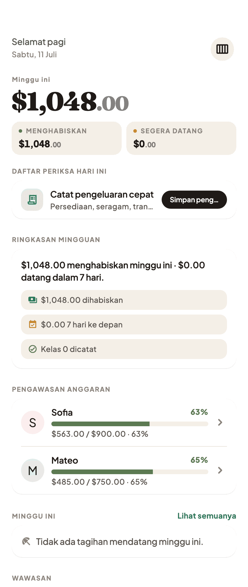Ringkasan Coleo untuk pengorganisasian kegiatan keluarga (1)