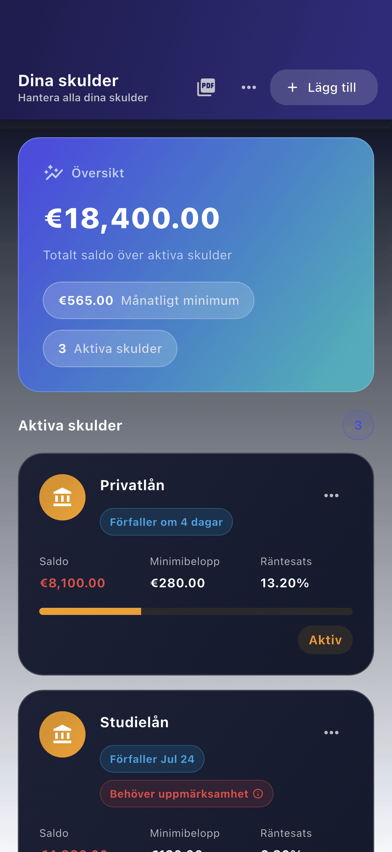 Översikt av Payooo för manuell skuldregistrering (1)