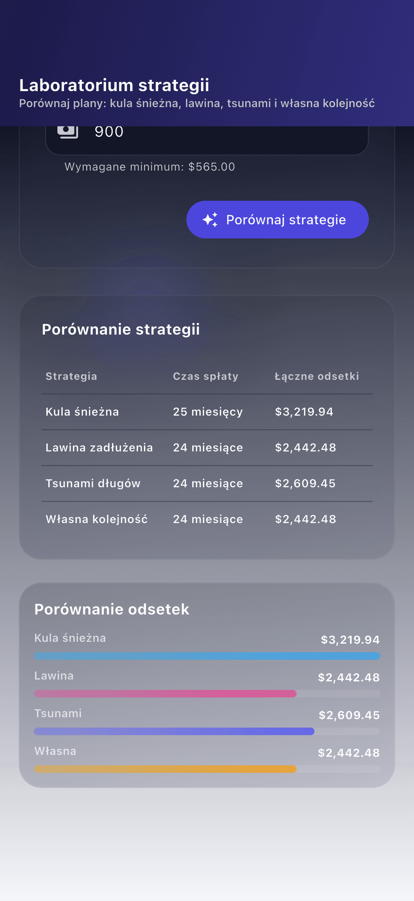 Przegląd aplikacji Payooo do planowania zadłużenia (2)