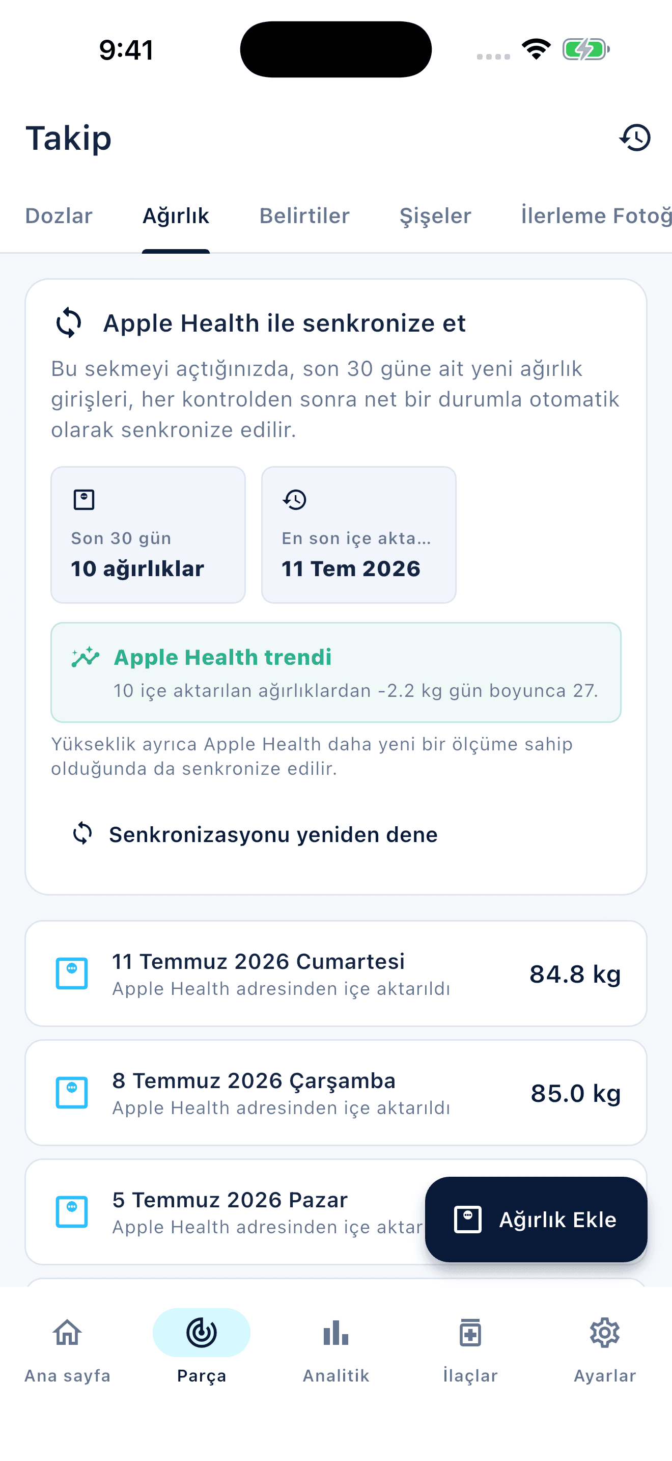 Peptiva uygulaması takip genel görünümü (1)