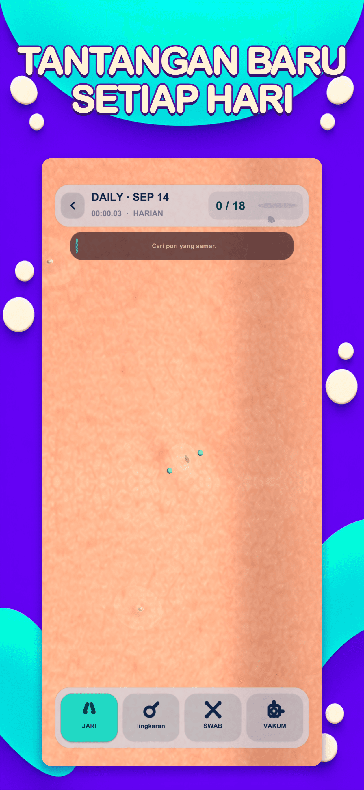 Project Pop: Pencet Jerawat — Daily Challenge