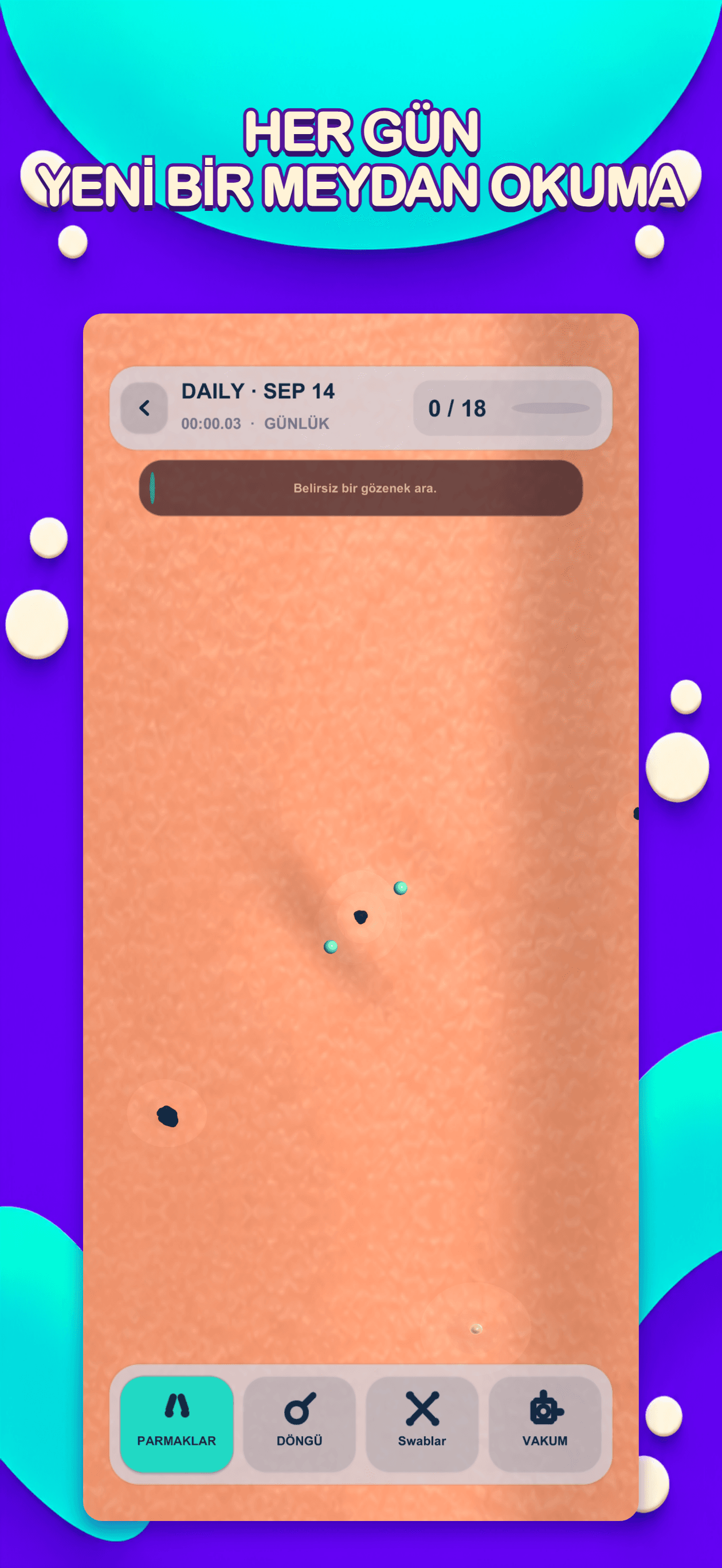Project Pop: Sivilce Patlat — Daily Challenge